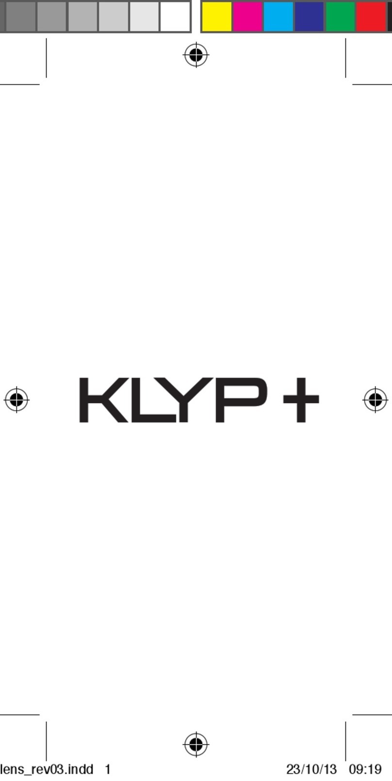 Manfrotto KLYP+ manual