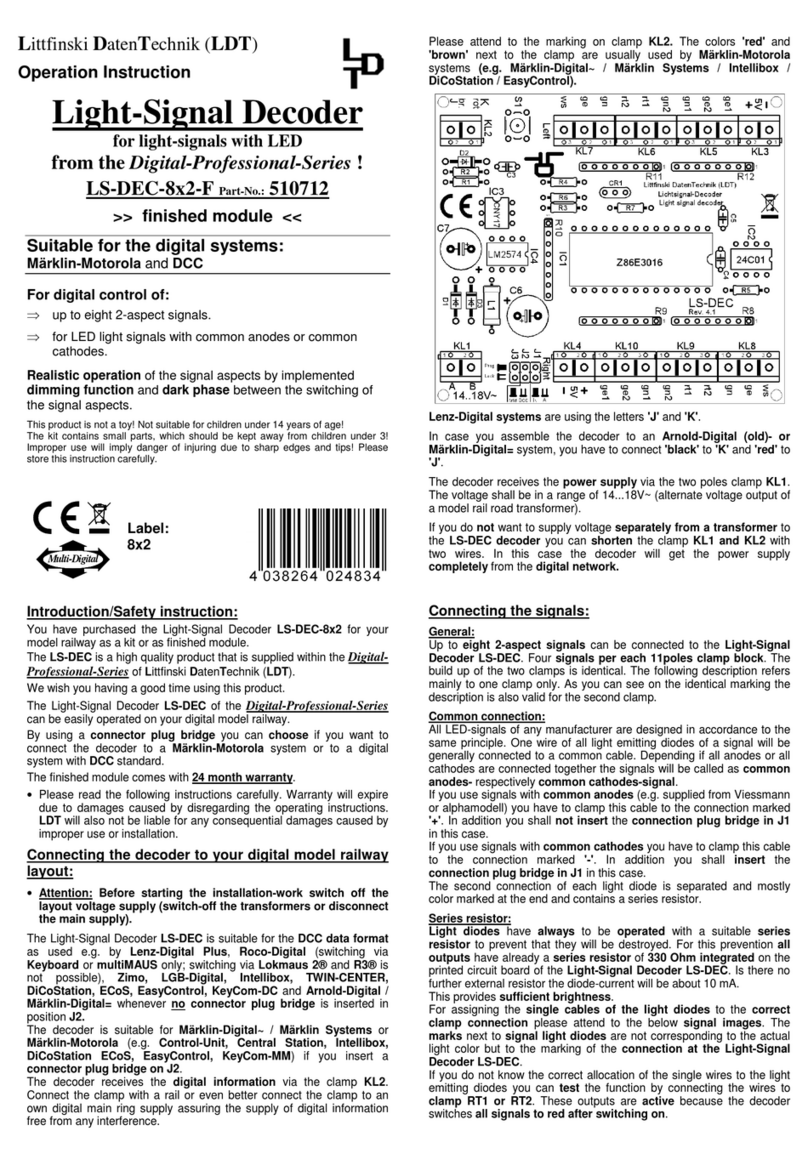LDT Digital Professional Series operation instruction