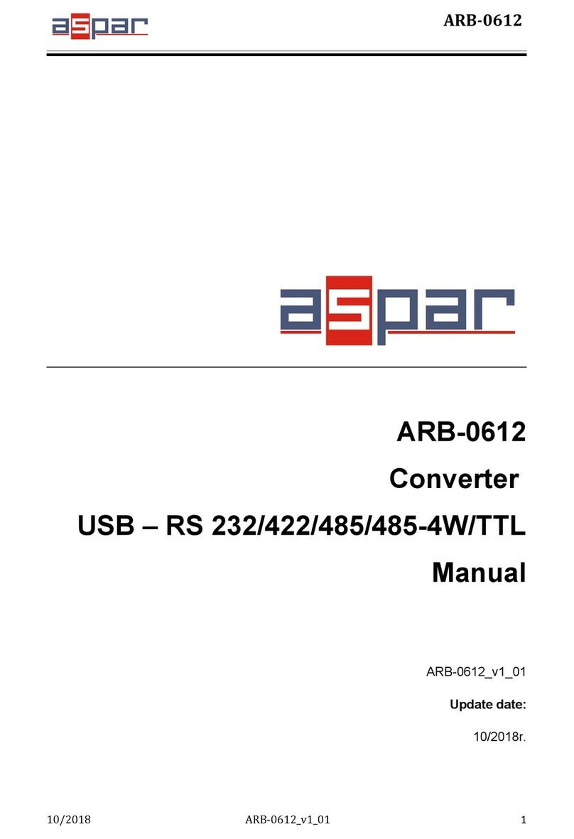 Aspar ARB-0612 manual