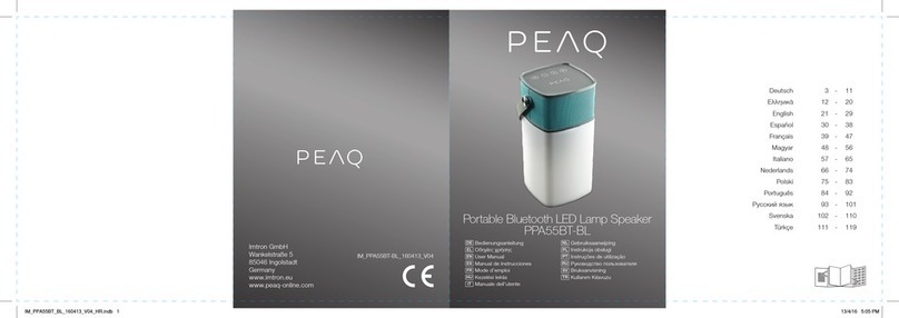 Imtron PEAQ PPA55BT-BL manual
