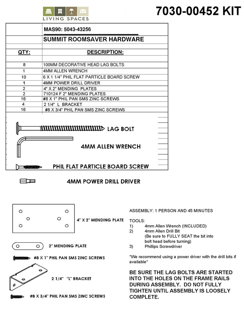 Living Spaces MAS90 User manual Living Spaces MAS90 User manual
