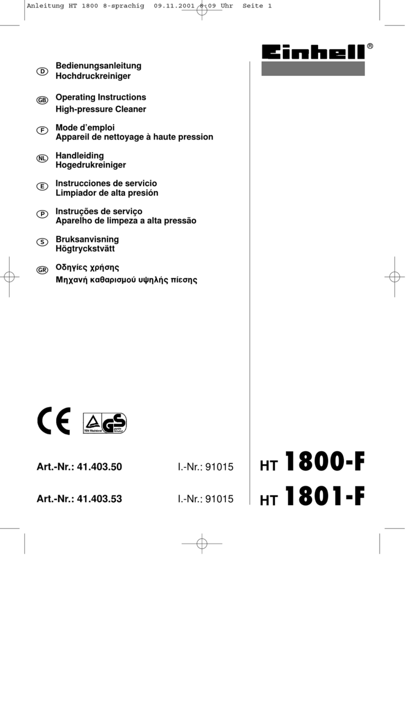 EINHELL HT 1800-F operating instructions