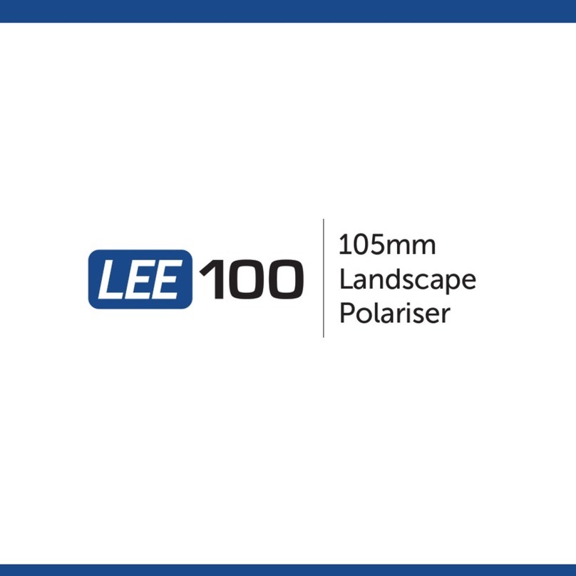 PANAVISION LEE Filters Lee 100 quick start guide