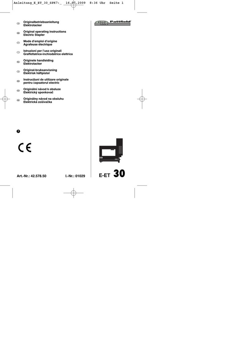 Pattfield Ergo Tools E-ET 30 Original operating instructions