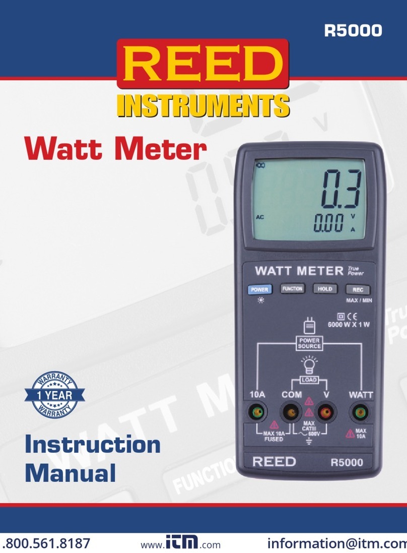 Reed Instruments R5000 User manual