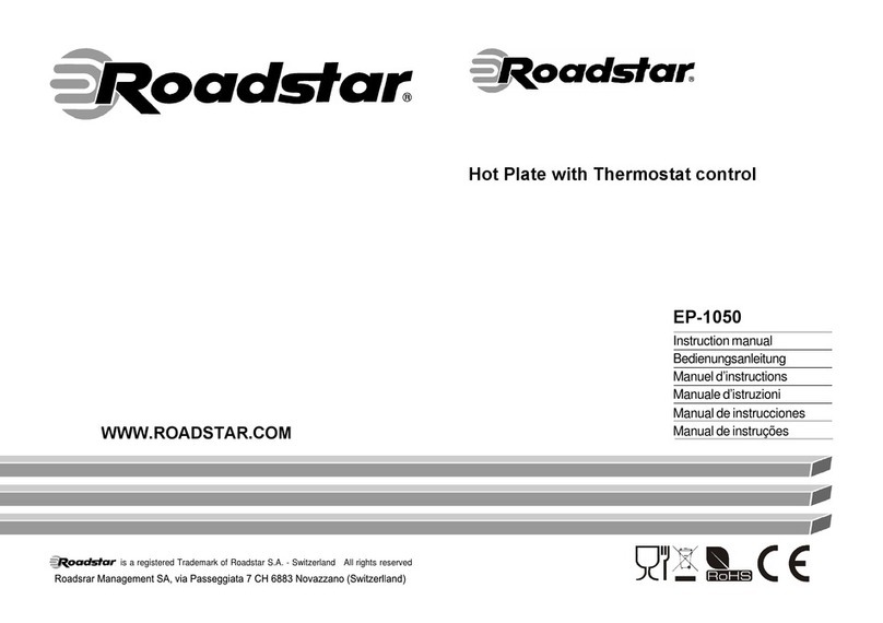 Roadstar EP-1050 instruction manual
