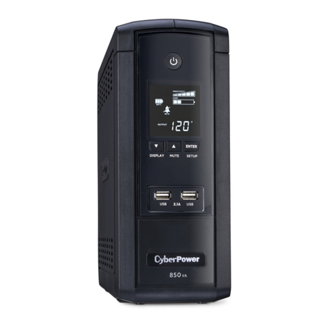 CyberPower BRG850AVRLCD User manual