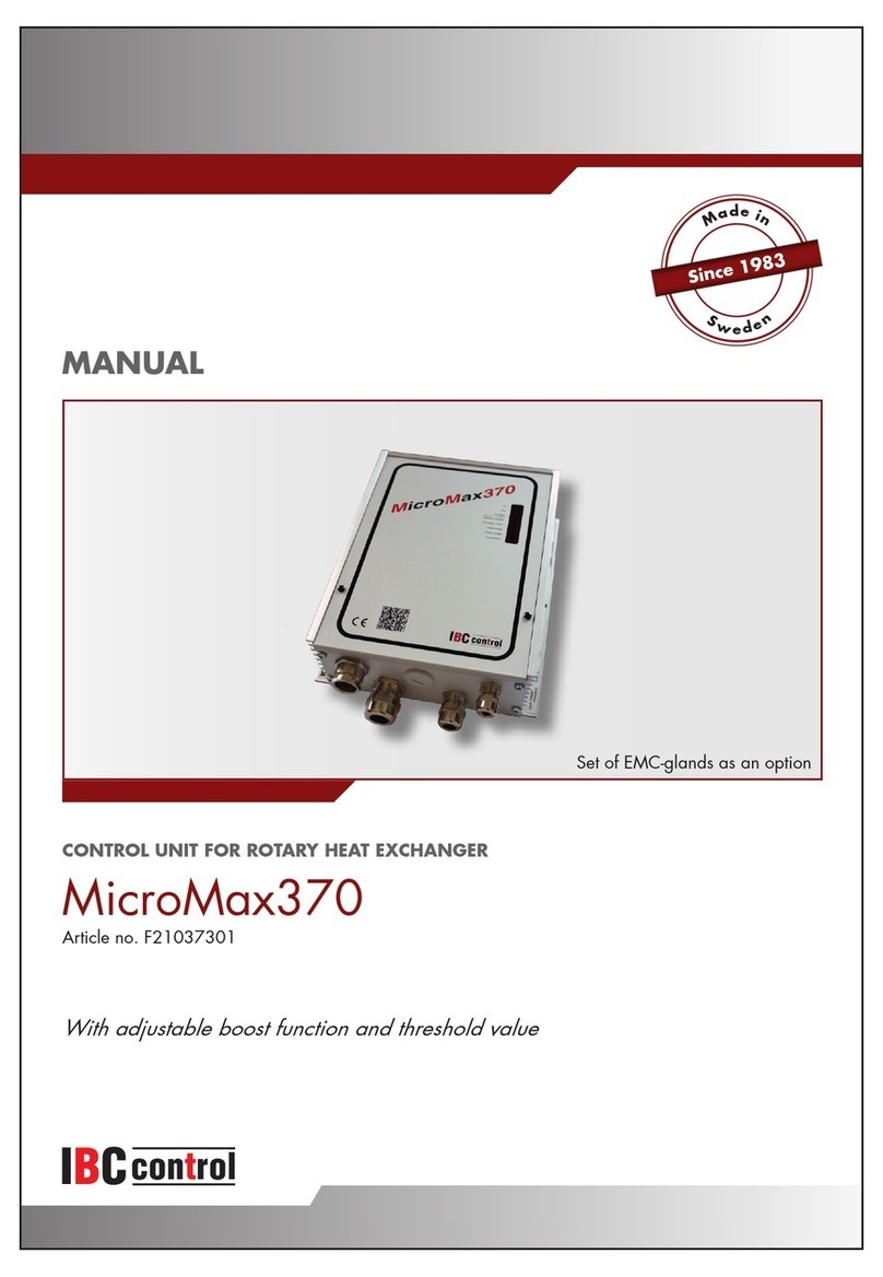IBC control MicroMax370 User manual IBC control MicroMax370 User manual