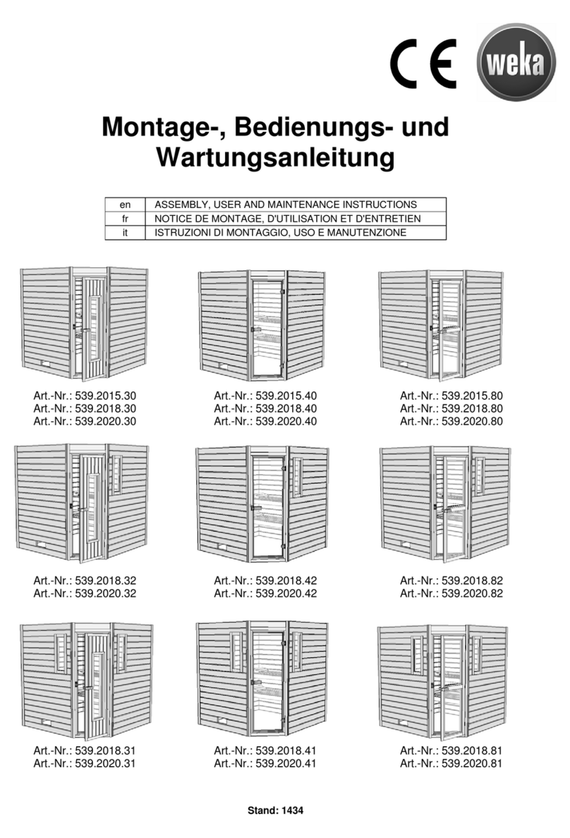 Weka 539.2015.30 Operating instructions
