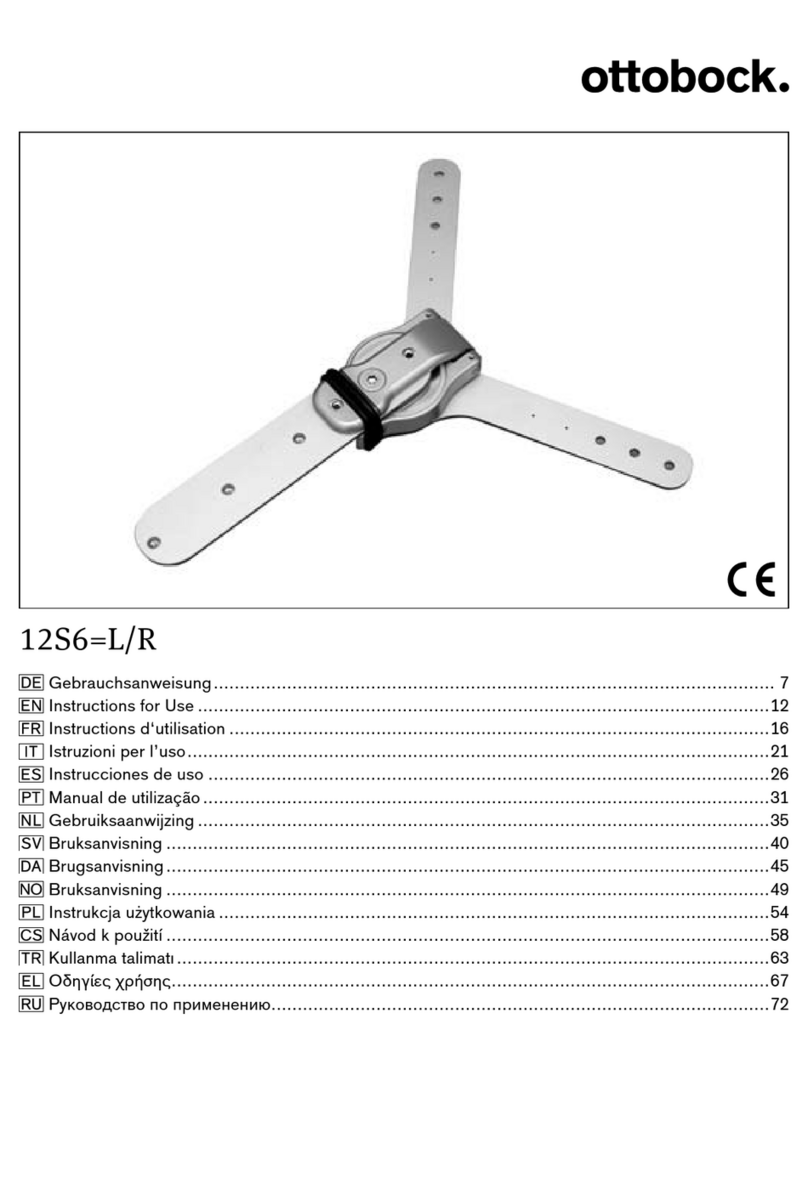 Otto Bock 12S6 L Instructions for use