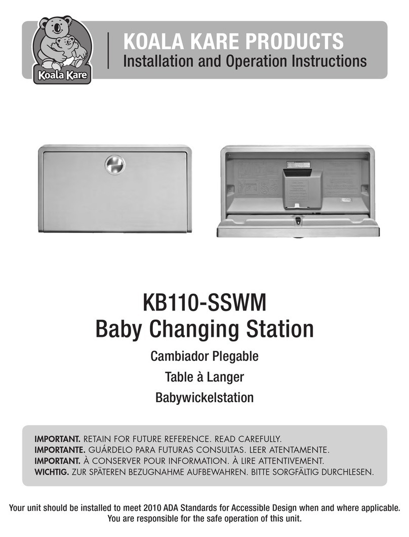 Koala Kare KB110-SSWM User manual Koala Kare KB110-SSWM User manual