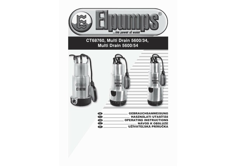 Elpumps CT68760 operating instructions