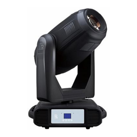 PR Lighting PR-6000 Spot user manual