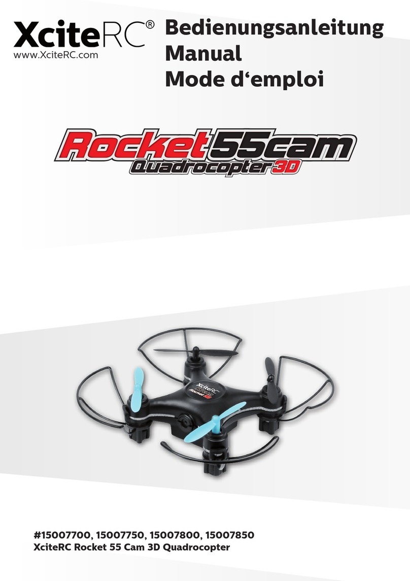 XciteRC Rocket 55 Cam 3D User manual