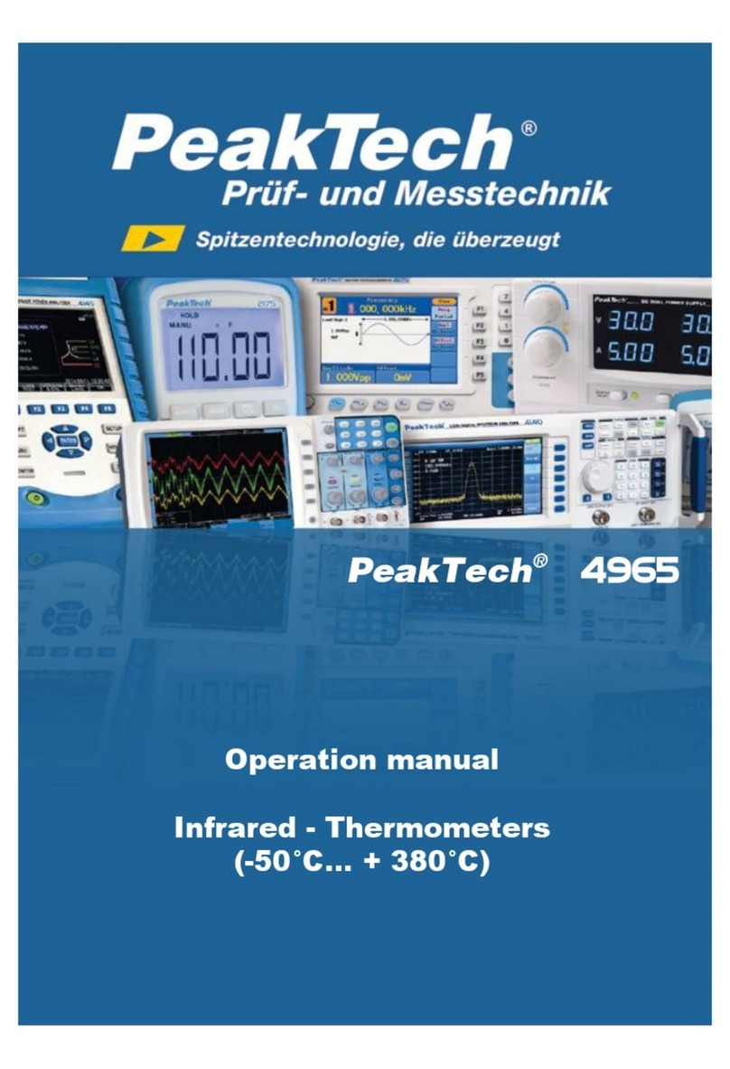 PeakTech 4965 Operation manual