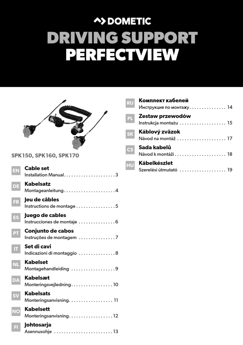 Dometic PERFECTVIEW SPK 150 installation manual