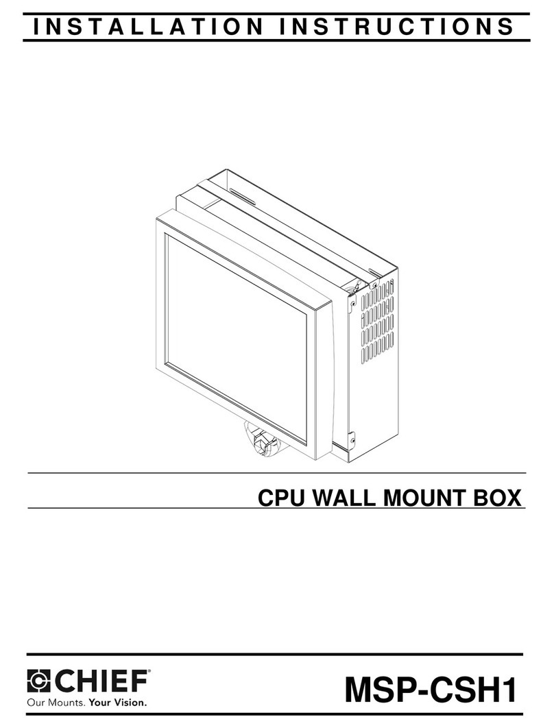 CHIEF MSP-CSH1 installation instructions