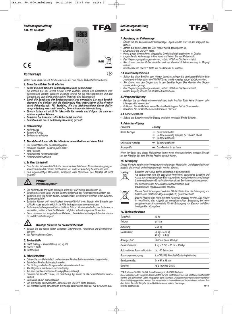 TFA 50.3000 instruction manual