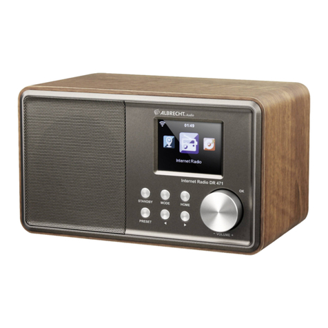 Albrecht Audio DR470N User manual