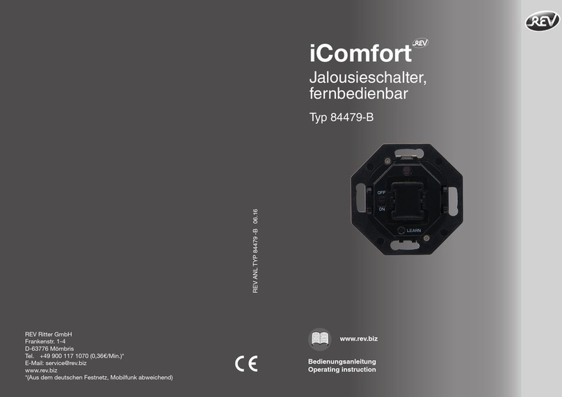 REV iComfort 84479-B User manual