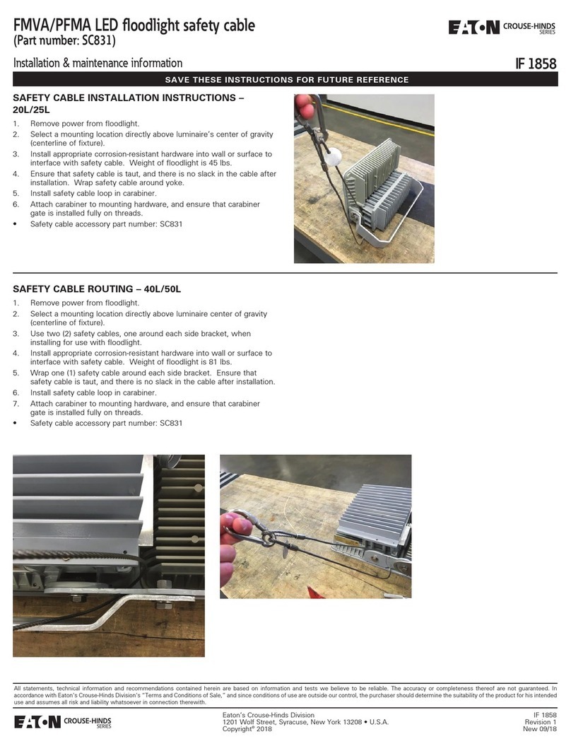 Eaton Crouse-hinds series Setup guide Eaton Crouse-hinds series Setup guide