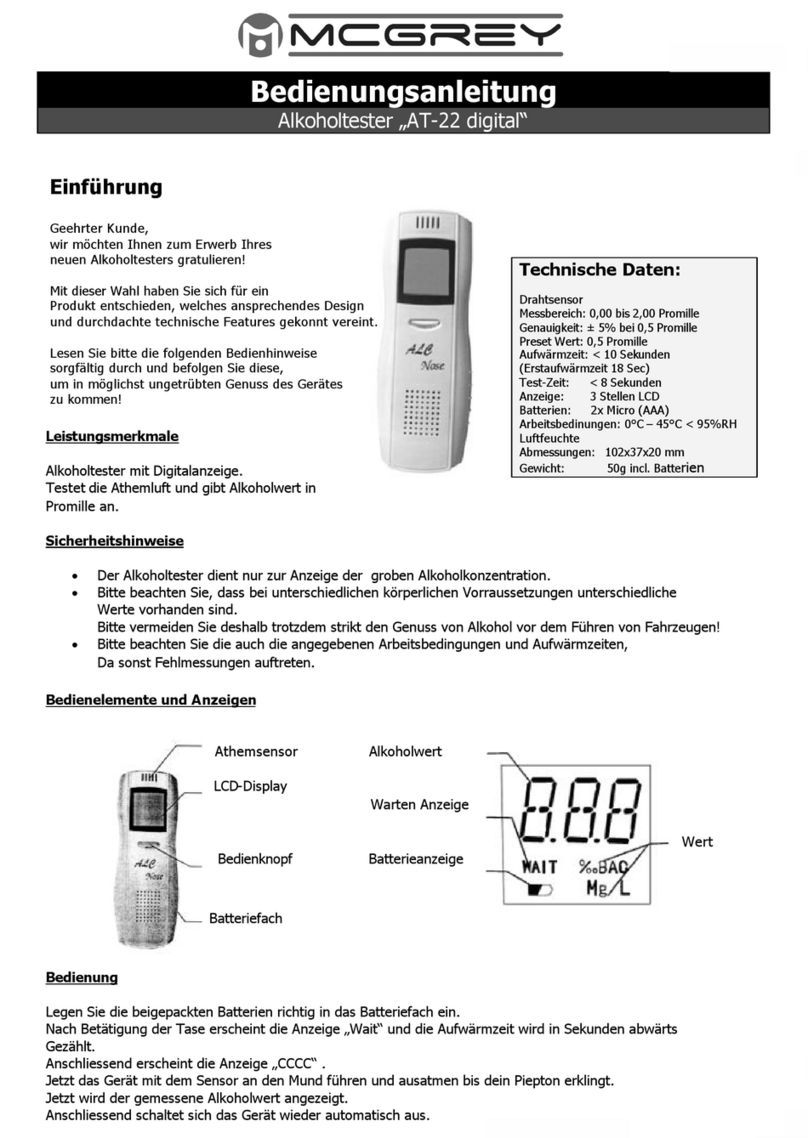 McGrey AT-22 digital owner's manual