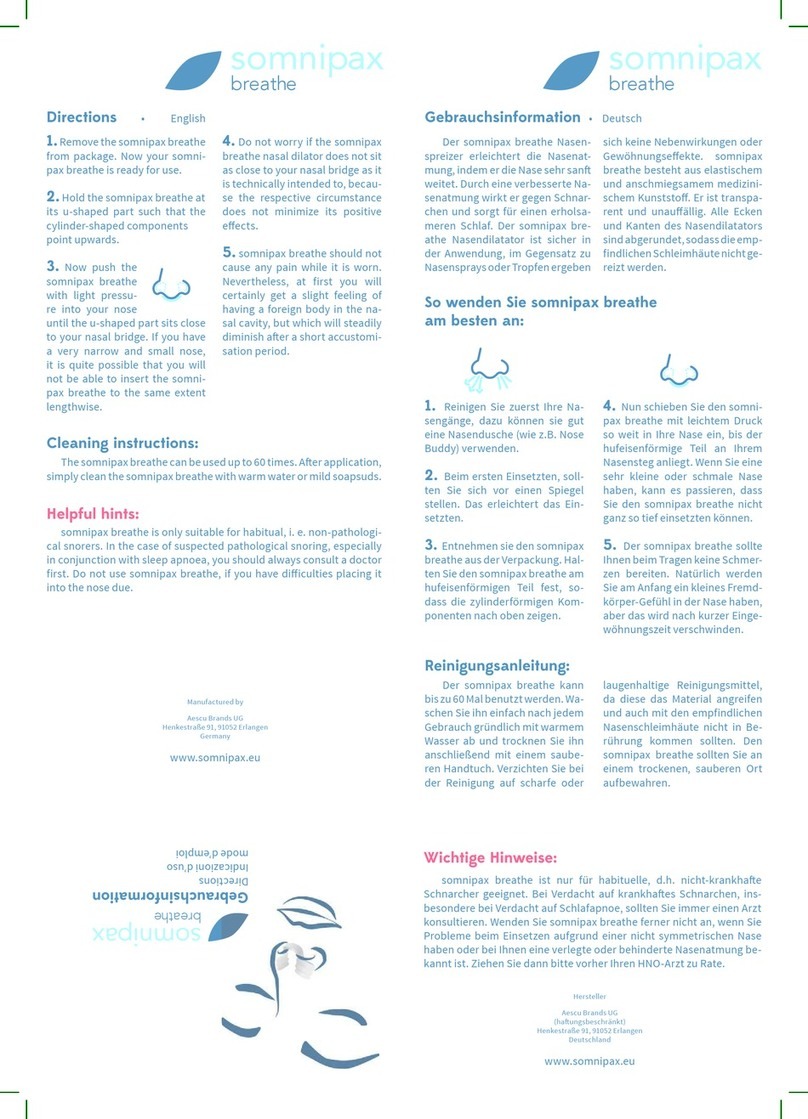 SOMNIPAX Breathe manual
