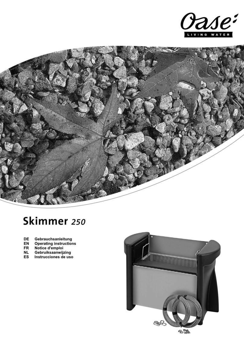 Oase Skimmer 250 operating instructions