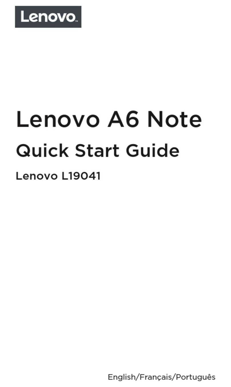 Lenovo A6 Note User manual