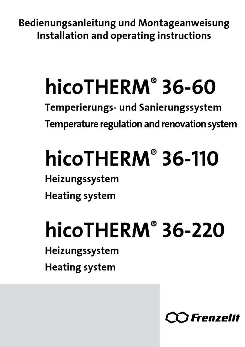 frenzelit hicoTHERM 36-60 Installation and operating instructions