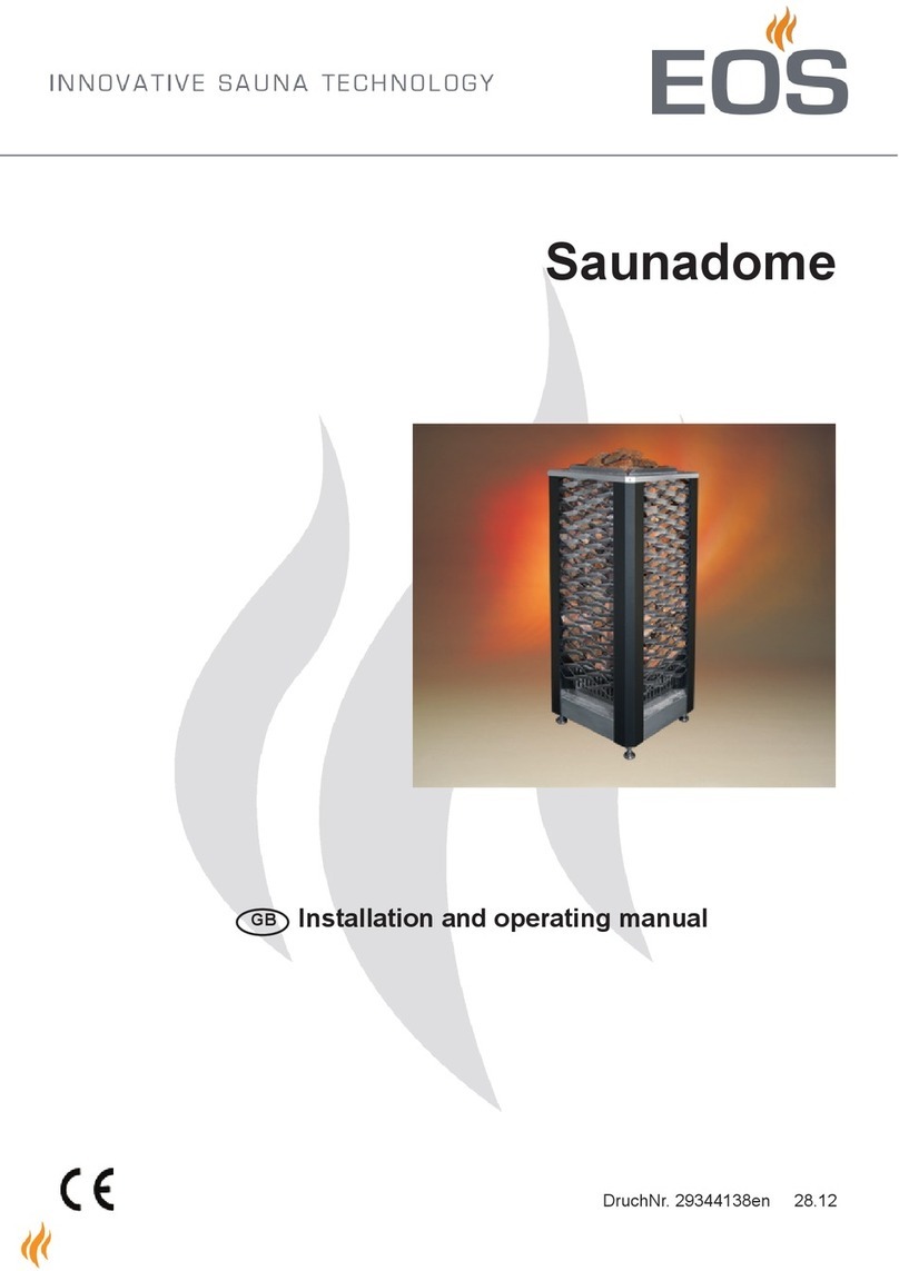 EOS Saunadome Series Installation and operating manual