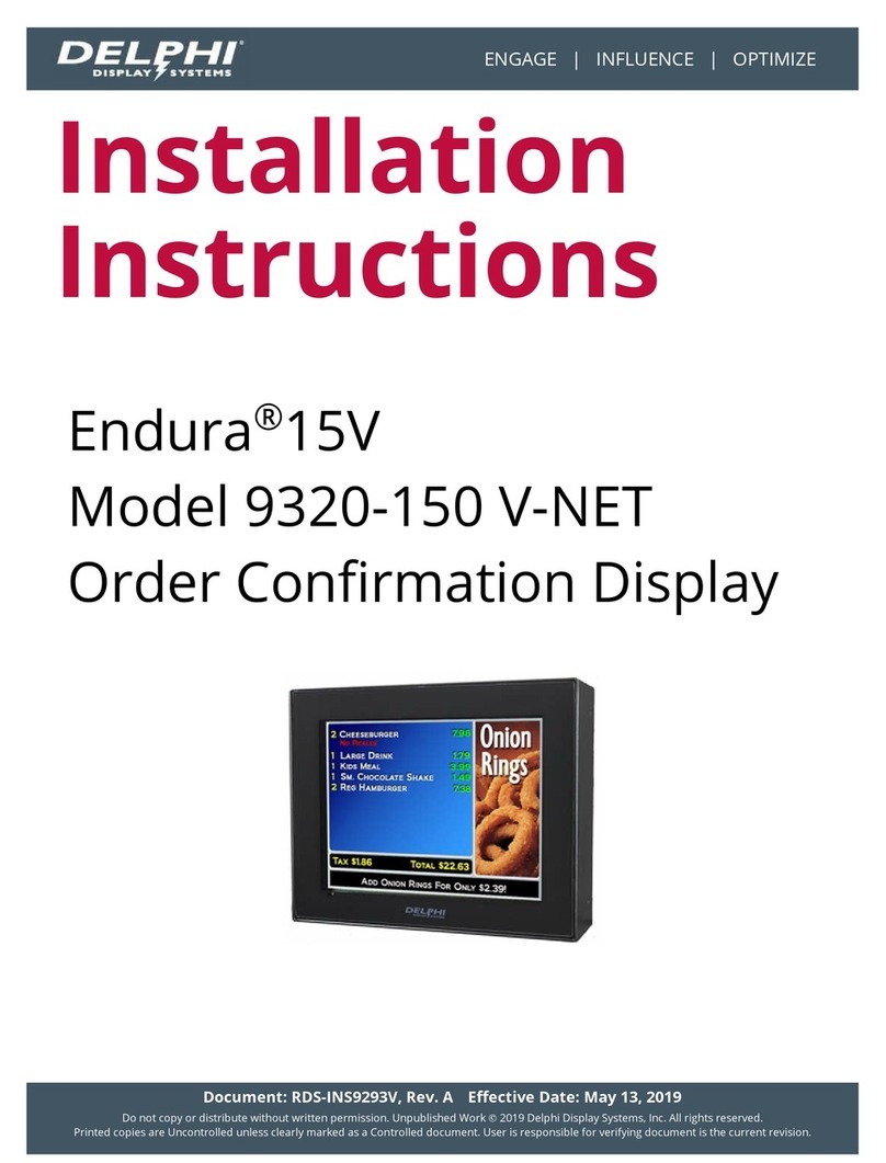 Delphi Endura 15V 9320-150 V-NET User manual