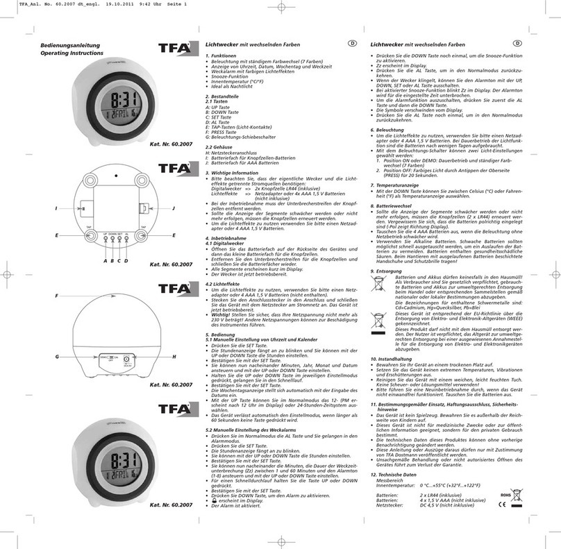 TFA 60.2007 operating instructions