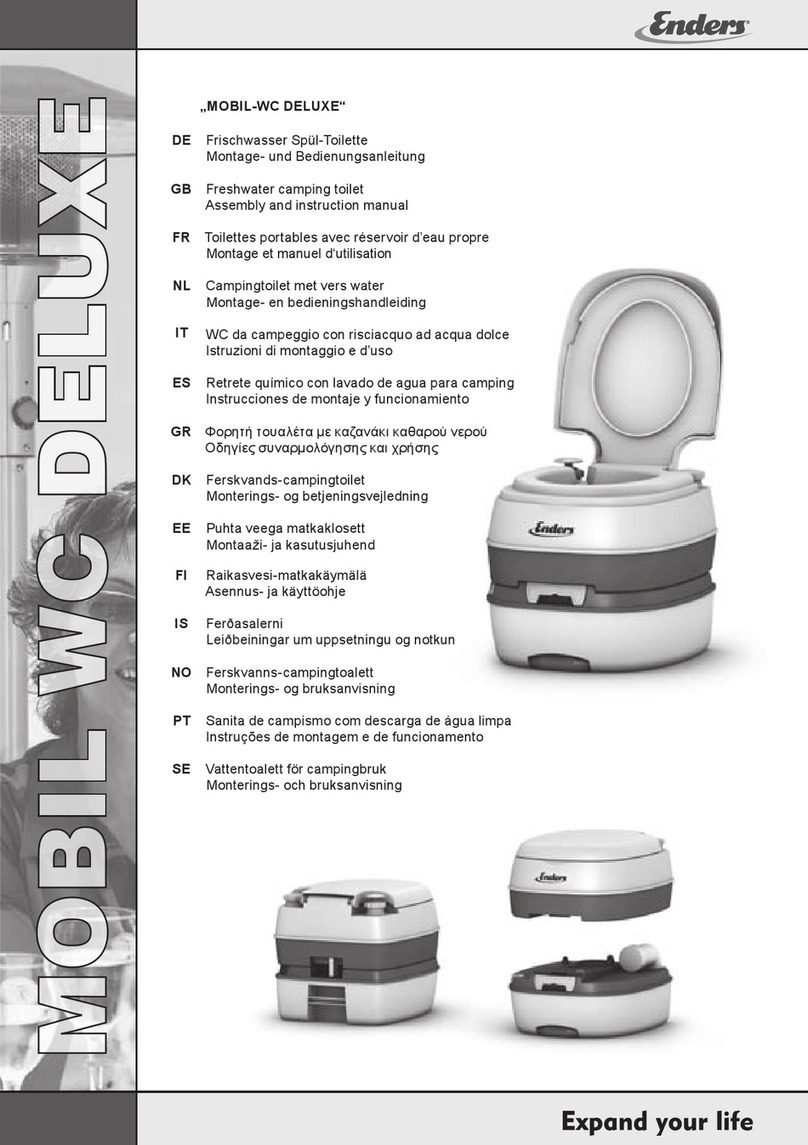 Enders MOBIL-WC DELUXE Assembly and instruction manual Enders MOBIL-WC DELUXE Assembly and instruction manual