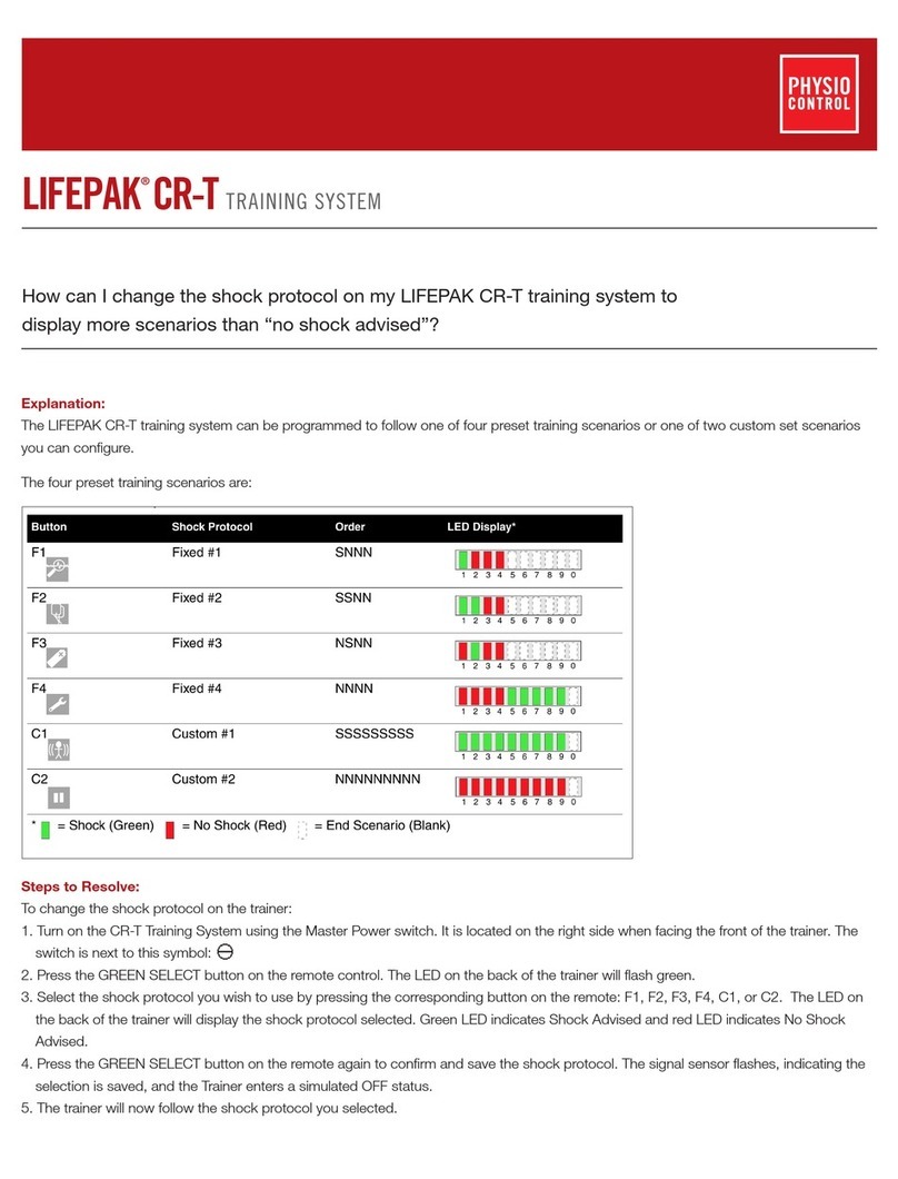 Physio Control LIFEPAK CR-T User manual