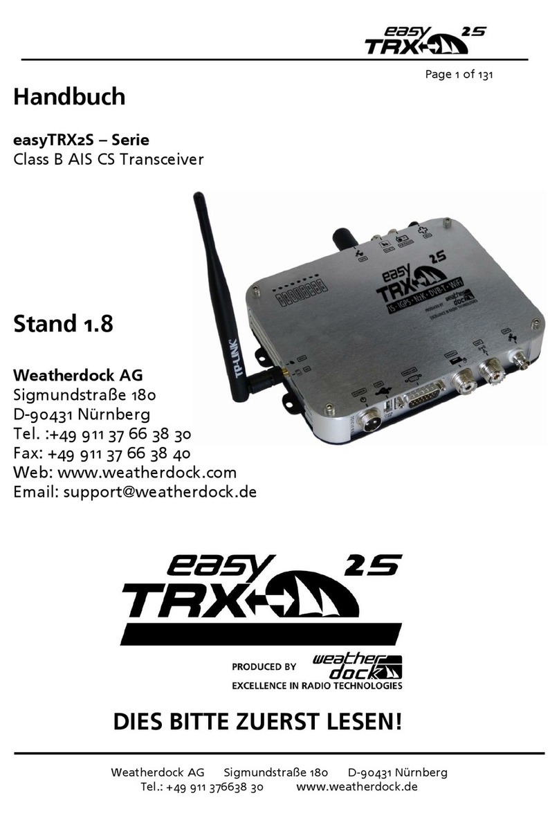 Weatherdock easyTRX2S Series manual