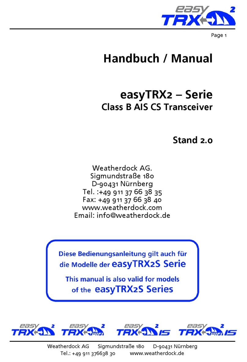 Weatherdock easyTRX2 S series User manual