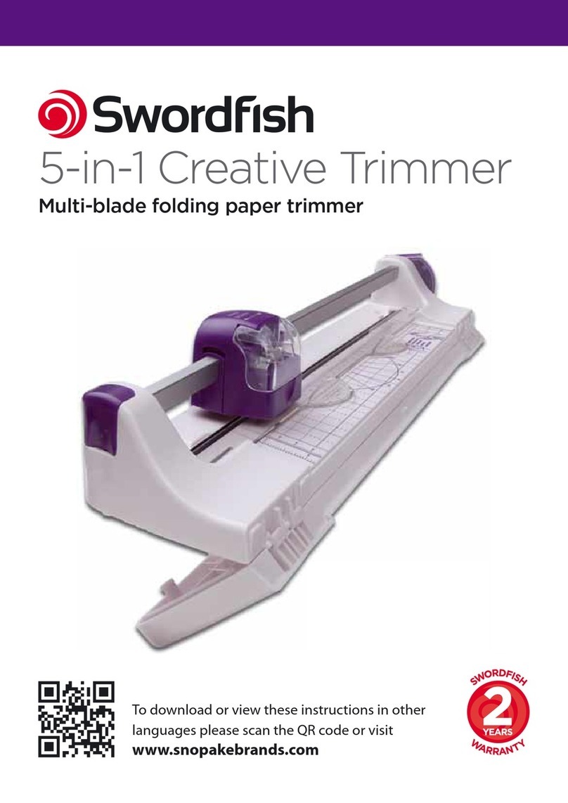 Swordfish 5-in-1 Creative Trimmer operating instructions Swordfish 5-in-1 Creative Trimmer operating instructions
