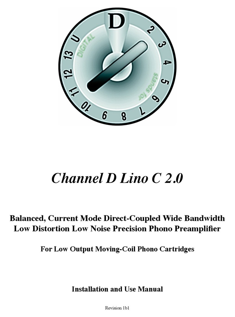 Channel D Lino C 2.0 Installation and use manual