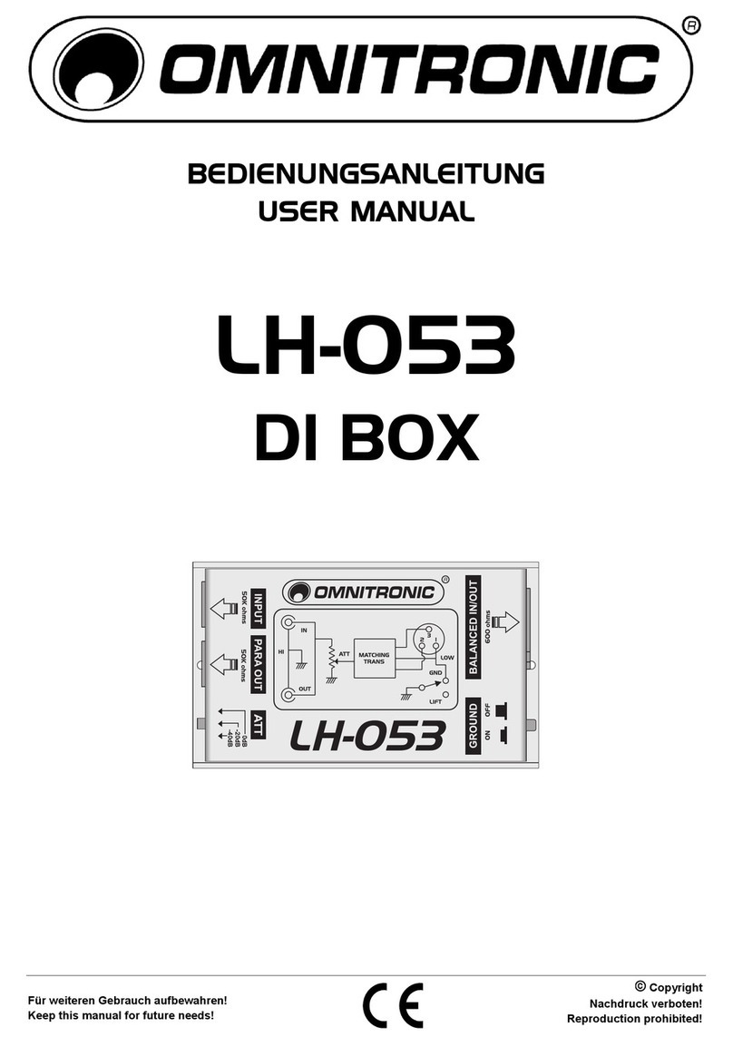 Omnitronic LH-053 user manual