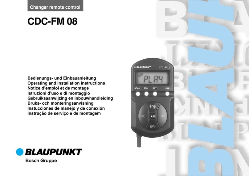 Blaupunkt CDC-FM 08 User manual