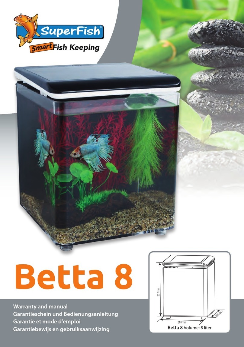 SuperFish Betta 8 Warranty and manual