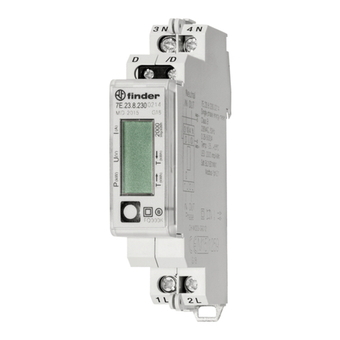 finder 7E.23 Series Assembly and operating instructions