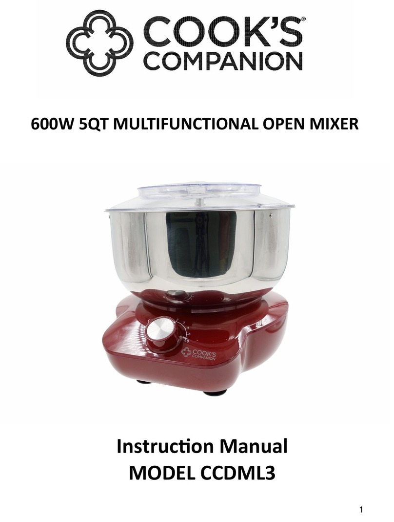 Cook's Companion CCDML3 instruction manual