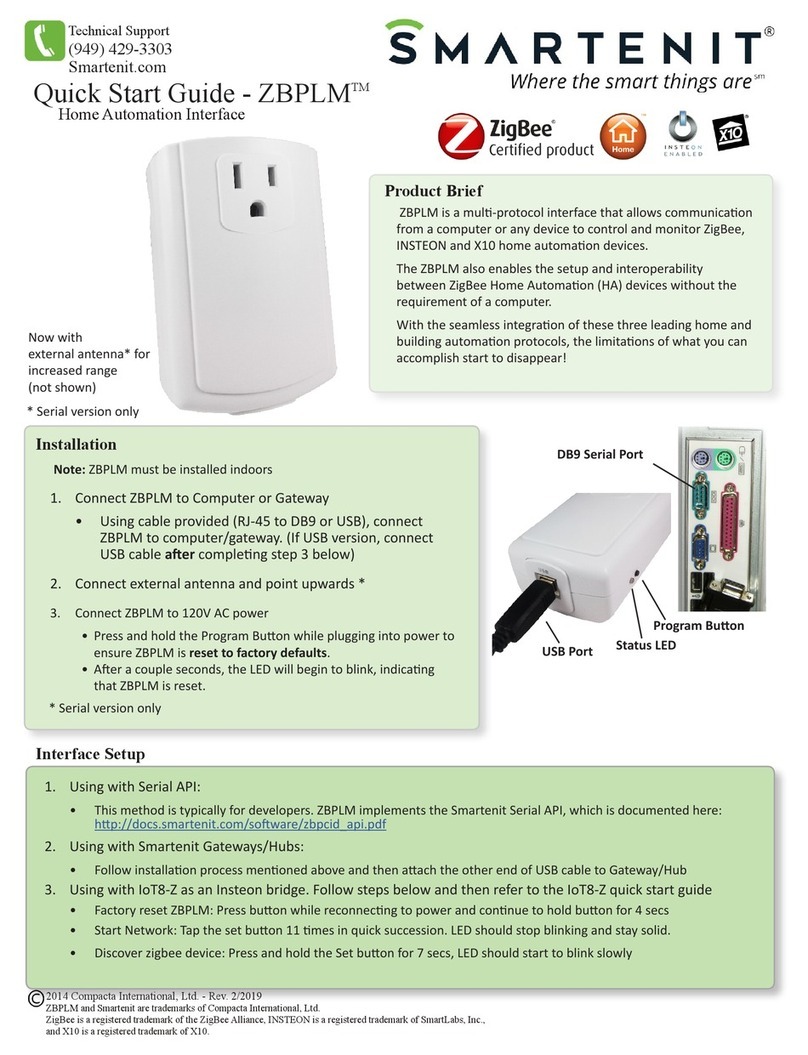 Smartenit ZBPLM User manual