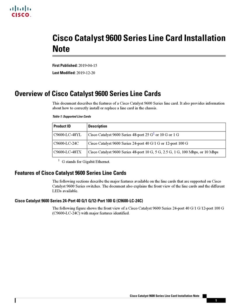 Cisco Catalyst 9600 Series Installation note