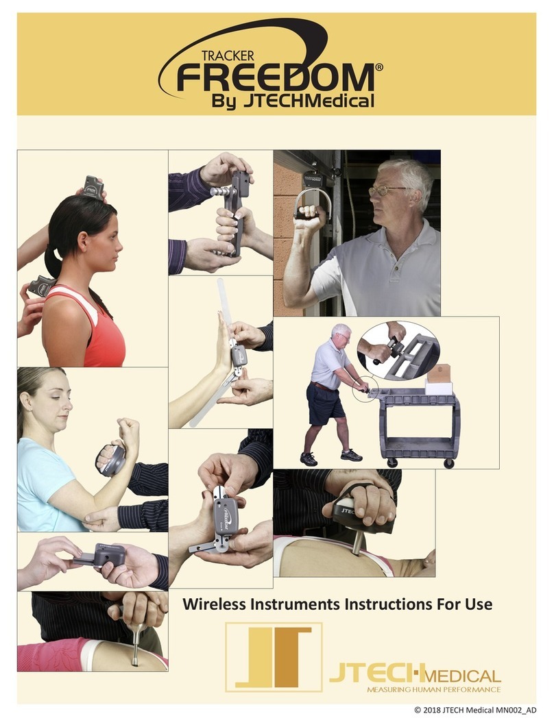 JTECH Medical Tracker Freedom Instructions for use