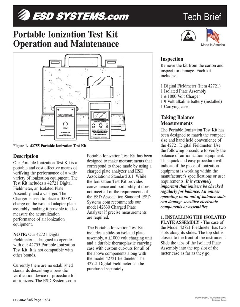 ESD SYSTEMS 42755 Installation guide