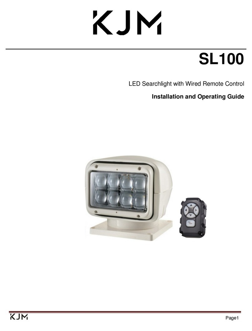KJM SL100 Installation and operating guide KJM SL100 Installation and operating guide