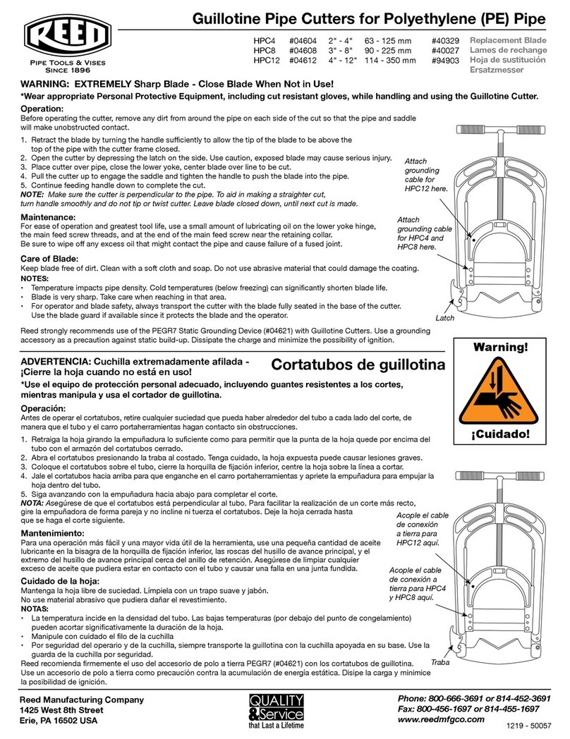 REED HPC4 04604 User manual